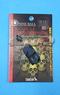 Nine Ball Hybrid Tritium Sight for Tokyo Marui Hi-Capa 5.1 - Click Image to Close
